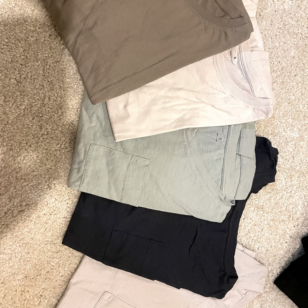 Lot of 5 Muji SS tees